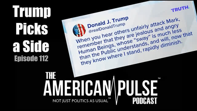 Trump Picks a Side. The American Pulse Podcast Episode 112